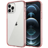 JETech Case for iPhone 12/12 Pro 6.1-Inch, Shock-Absorption Bumper Phone Cover, Anti-Scratch Clear Back (Rose Gold)